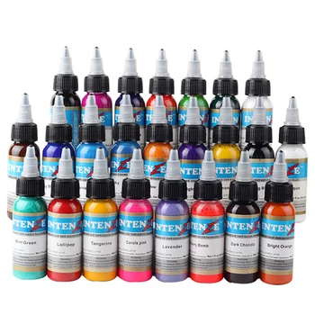 

21 Color Set Professional Multi Colors Tattoo Ink Pigment Set Kits 30ml Beauty Makeup Paints Bottles Tools Body Art tools