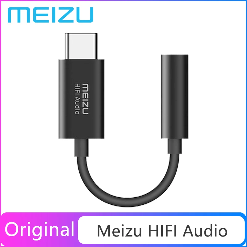 Meizu HIFI DAC Earphone Amplifier Type-C to 3.5mm audio adapter Cirrus &amp TI Super two stage amplifier lossless 32bit/384K | Электроника