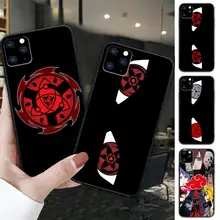 Anime Naruto Syaringan Eye Black Silicone Cover Case For Iphone Se 2020 6 6s 7 8 Plus X Xs Max Xr 11 12 Pro Max Funda