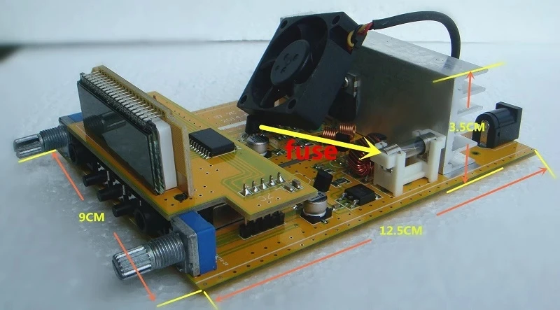 1W/7W FM Transmitter boadcast PCB 76M-108MHZ stereo PLL FM transmitter suite