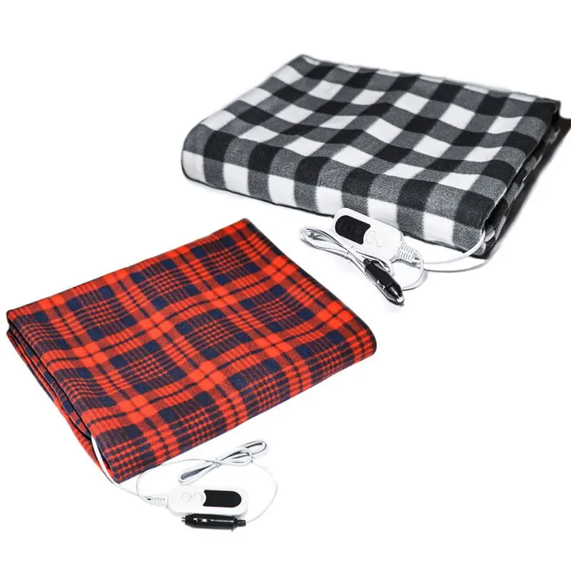 New Automotive Electric Blankets 12V Heated Smart Multifunctional Travel With High/Low Temp Control Cold Weather Supplies