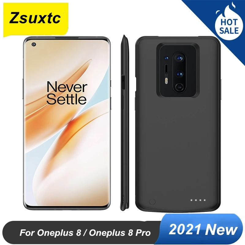 6800 Mah Per Oneplus 8 Custodia Per Batteria Smart 8 Pro Custodia Per Caricabatterie Custodia Per Batteria Per Oneplus 8 Pro