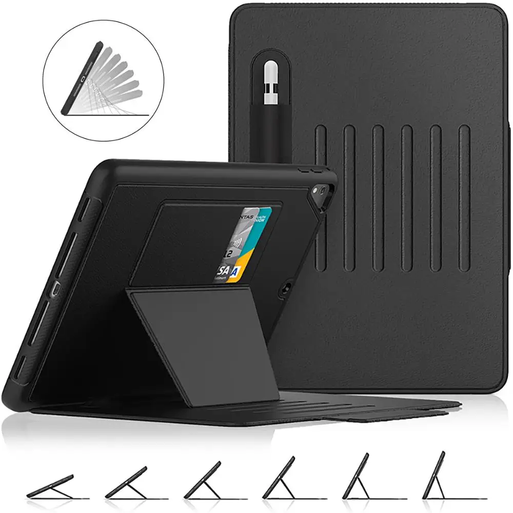 

Magnetic Stand Leather Tablet Case for IPad Pro 1110.2 2017 2018 9.7 5th 6th Gen Cover Mini 4 5 Air 2 with Pencil Holder