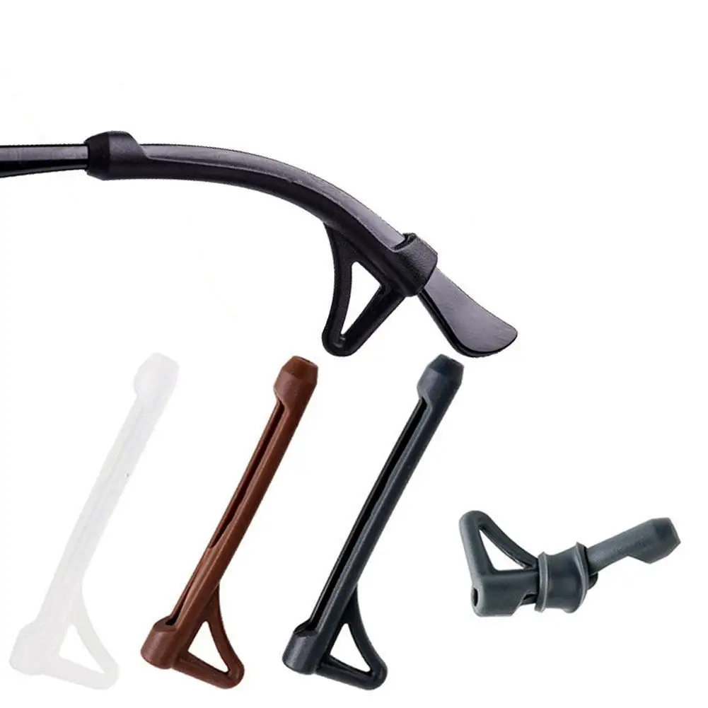 Противоскользящие дужки для очков с ушным крючком силиконовые фиксации ушей