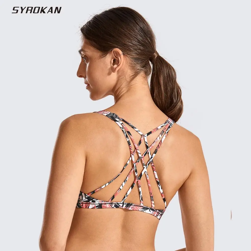 strappy yoga top