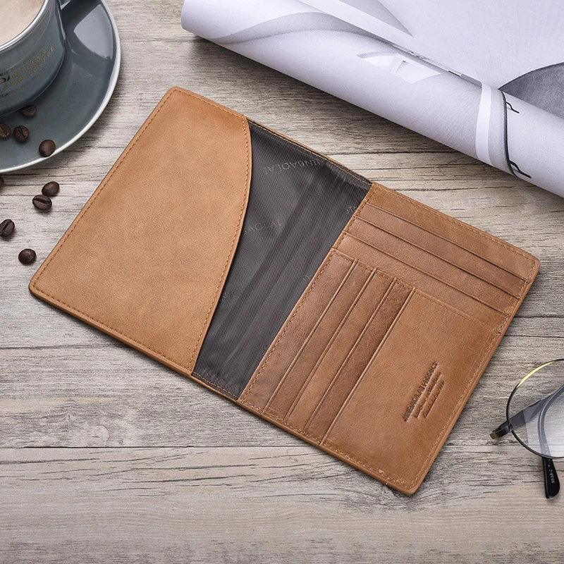 Leather Card Wallet Thin Vintage High Quality Card Holder Men Wallets Name Engraving Men Wallets England Style Slim Genuine Cow