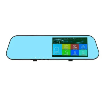 

5 Inch Dash Cam New Style Car Dual Mirror High-definition Night Vision Reversing Video Panorama Three-in-One