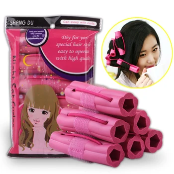 

1 Pack Magic Sponge Hair Curler Pink Foam Cushion Hair Styling Rollers Curler Twist Tool DIY Hairdressing Salon Styling Tools