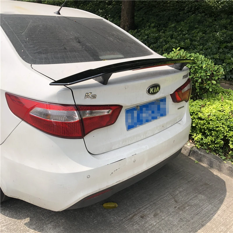 Спойлер для Kia Rio K2 2008 2013 TF спойлер из АБС материала заднего крыла автомобиля