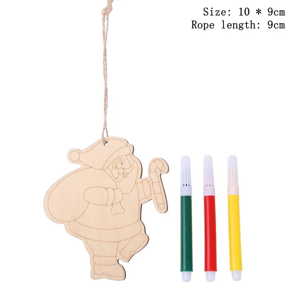 Xmas Pendants 2 Taoup 1 шт. мультфильм Безликий Счастливого Рождества эльф Санта Клаус кукла Navidad Noel украшения Рождественский Декор для дома рождественские вечерние украшения - Цвет: Xmas Pendants 2