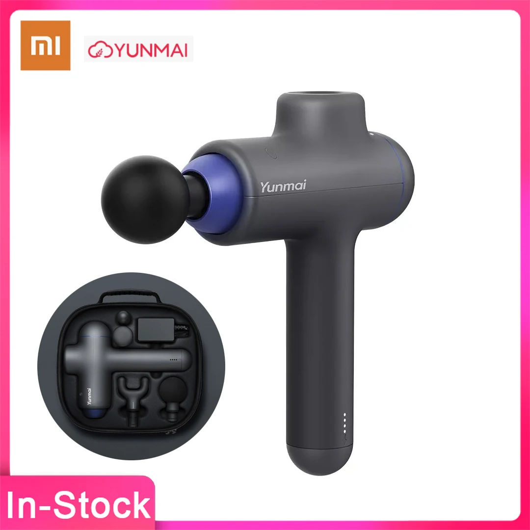 Новинка 2020 массажный пистолет Xiaomi Yunmai тонкий шикарный портативный длинный