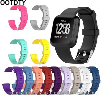 

Classic Soft Silicone Sport Watch Strap Wristband for FItbit Versalite/Versa2