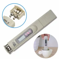 LCD TDS Meter Digital Tester Accuracy Aquarium Water Pool TDS Tester Water Purity Filter Hydroponic TDS-3 Digital Meter Calibra