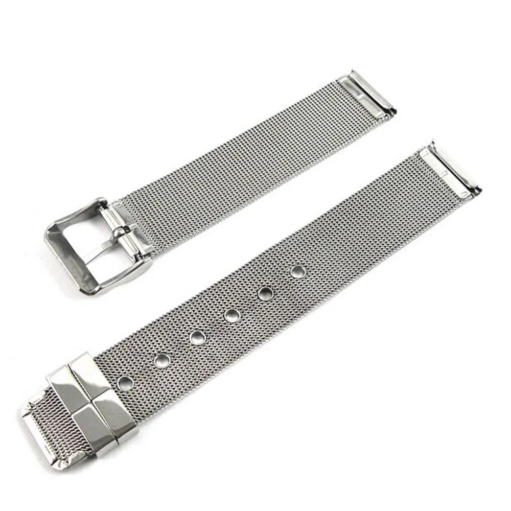 

18mm Width Fashion Milanese Bracelets Stainless Steel Wrist Watch Band Strap Sliver MeshReplacement Watch Band nieuwste Polsband