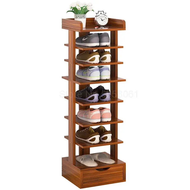 Dust-proof shoe rack simple household economy space-saving multi-storey dormitory door Shoe cabinet small | Дом и сад