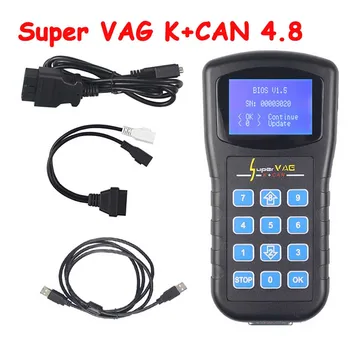 

Super VAG K+CAN V4.8 Odometer Correction Tool Airbag Reset Tool Key Programmer Multi-language Super VAG 4.8 Scaner Automotivo