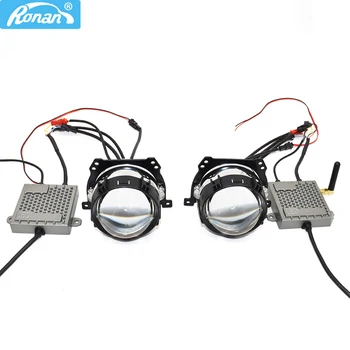 

Ronan 2.5 inch 98K Bi-LED 6000K 4000lm full metal mini projector lens for hella hole installation car headlight retrofit