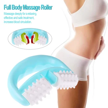 

Fat Burner Handheld Full Body Anti Cellulite Massage Cell Roller Massager for Neck/Arm/Leg Pain Relief Handheld Massage Tool