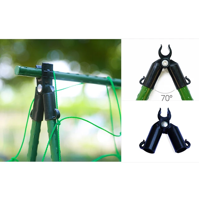 12 db Kerti Csatlakozó Tartókonzol Alkatrészek Üvegházhatású Film Csaták Univerzális Clip Kert Forgatható Rögzítőelem Napfény Nettó Szerszámok Április18 - Image 4