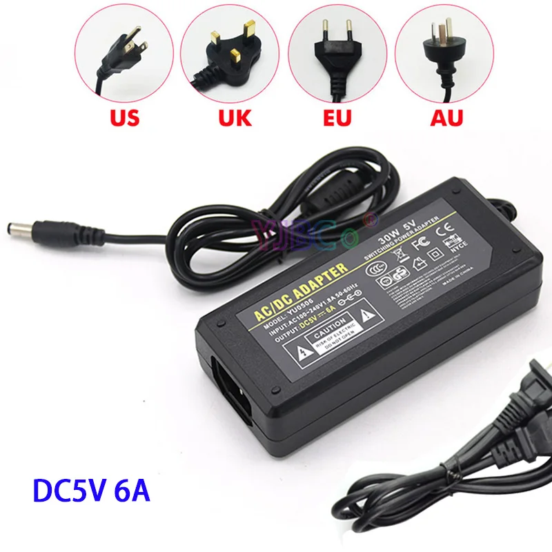 DC5V 50 шт. полноцветный WS2811 IC RGB Pixel Светодиодный модуль светильник IP67, Wifi светодиодный SPI контроллер, 5 В 6A Светодиодный источник питания зарядное устройство адаптер