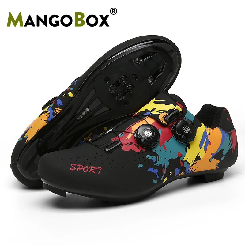 

Mens Womens Road Cycling Riding Shoes Professional Trilathon Bicycle Shoes MTB Shoes Bike Shoes Touring Cycling Boots Sports Man