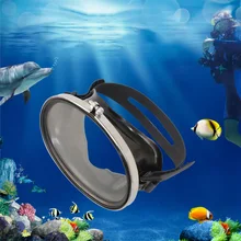 

Professional Underwater Diving Goggles Anti Fog Half Face Glasses Lens Adult Silicone Anti-Fog Diving Goggles For Water Sports