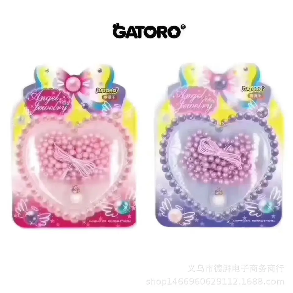 

New Hot Sales Recommend Children DIY Bead Toy ABS Educational Handmade Braided Bracelet Suit