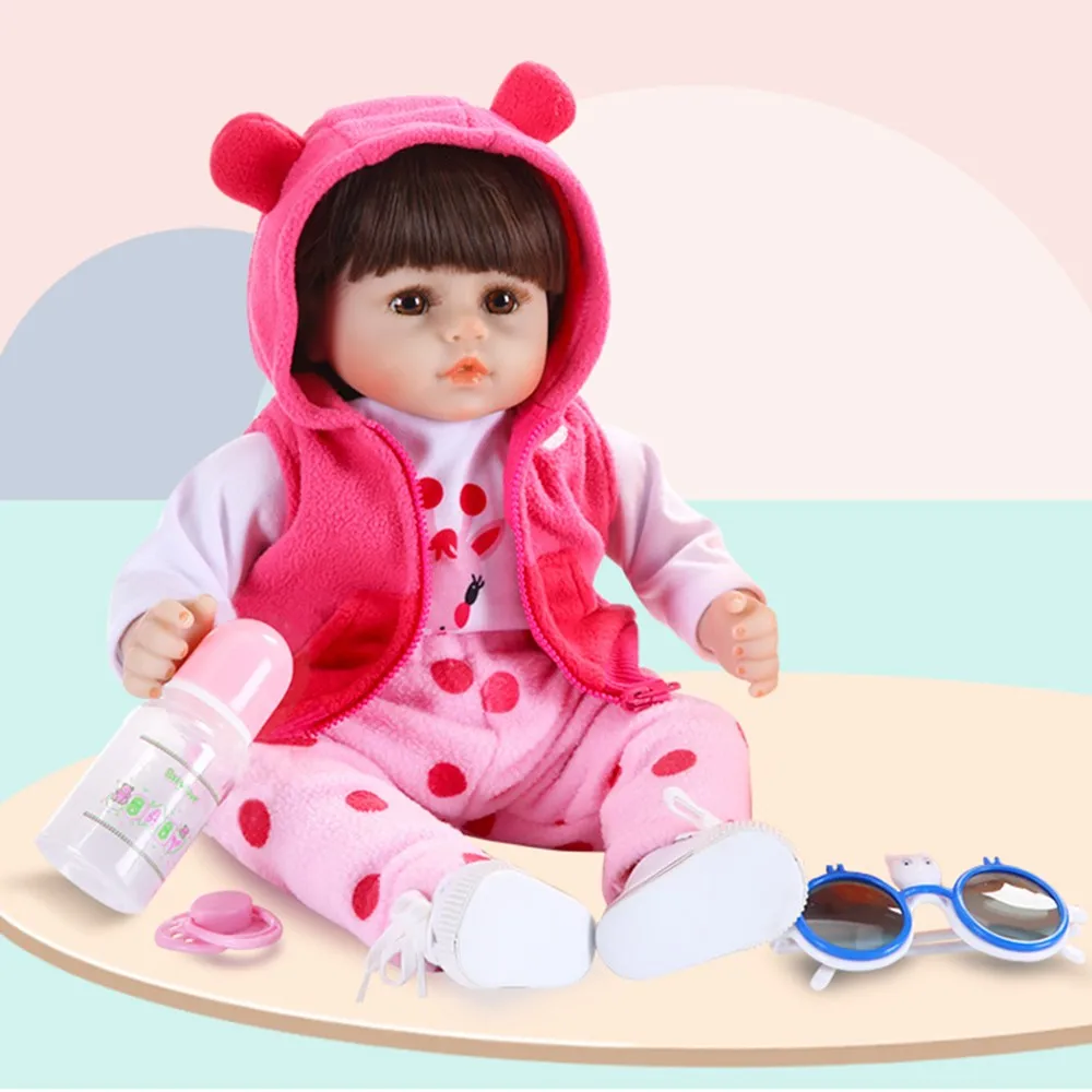 48 см Силиконовые Reborn супер детские реалистичные малыши Bonecas кукла Bebes Reborn Brinquedos Reborn игрушки для детей Подарки