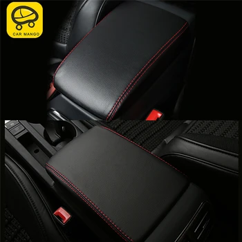

CARMANGO for VW Volkswagen Passat B8 2017-2019 Car Armrest Box Protector Cover Leather Mat Pad Cushion Interior Accessories