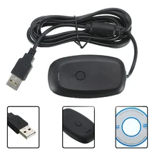 Беспроводной геймпад, адаптер для ПК, usb-приемник для microsoft Xbox 360, игровая консоль, контроллер, игровой USB ПК, приемник с CD