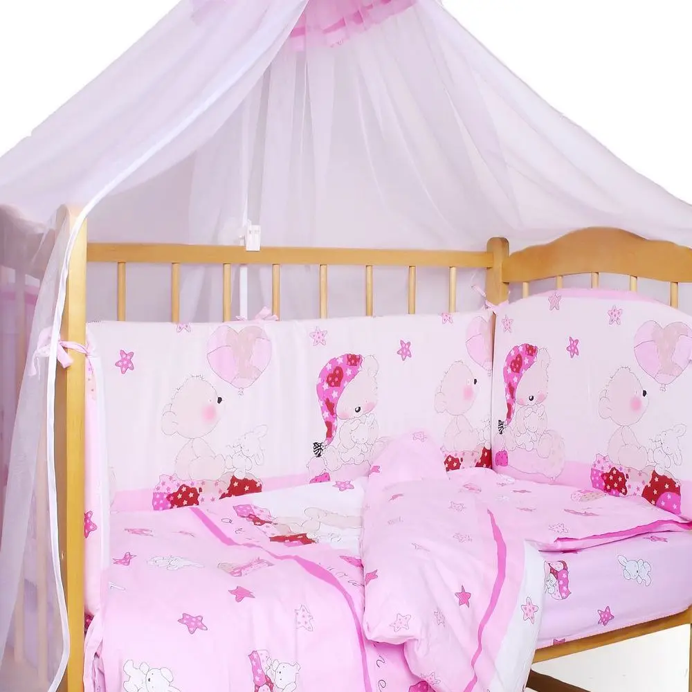 Комплект в кроватку 7-ми предметный AmaroBaby Сновидения(поплин