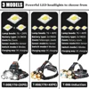 Powerful LED Headlamp Rechargeable Headlight Waterproof High Power Fishing Light Sensor Switch Zoom 18650 Lantern Camping Lamp ► Photo 2/6