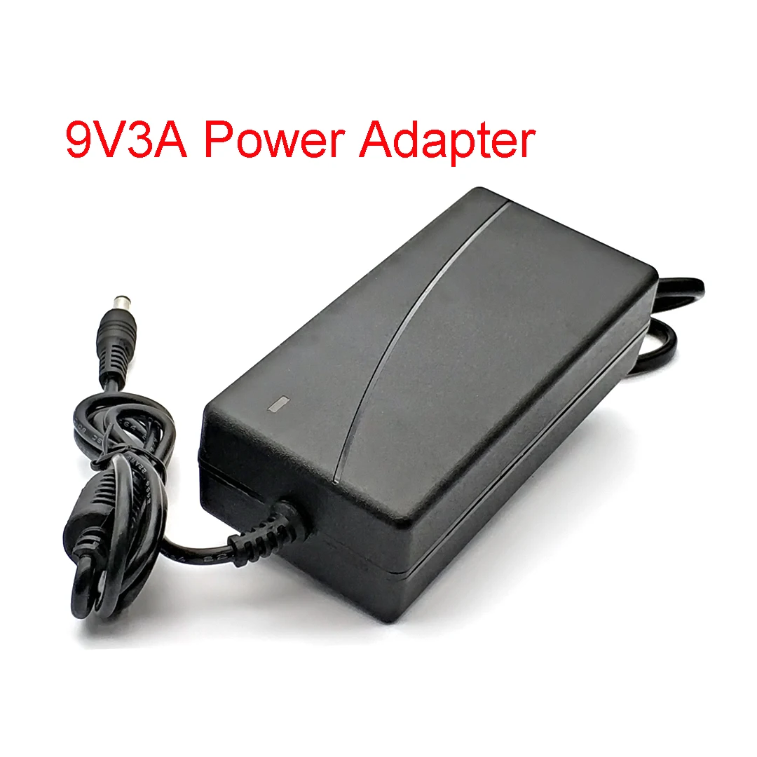 

Универсальный адаптер питания 110-240 В переменного тока, 9 В постоянного тока, 3 А, зарядное устройство, адаптер ЕС, США для светодиодных лент