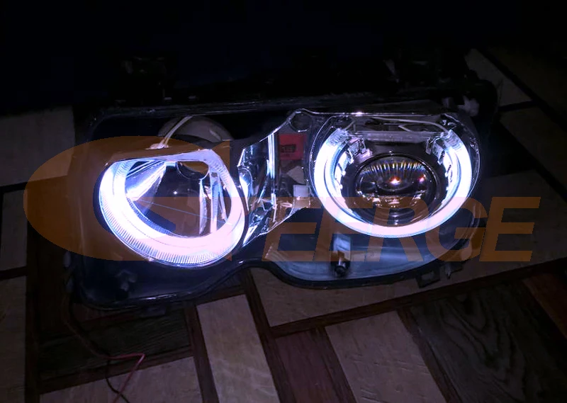 Отличные COB led Ангельские Глазки набор halo кольца ультра яркие для BMW 3 серии E46 Compact