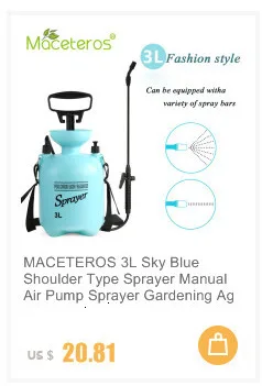 MACETEROS 8L оранжевый наплечный опрыскиватель высокого давления сельскохозяйственный Автомойка ручной воздушный насос опрыскиватель садовый спрей серия