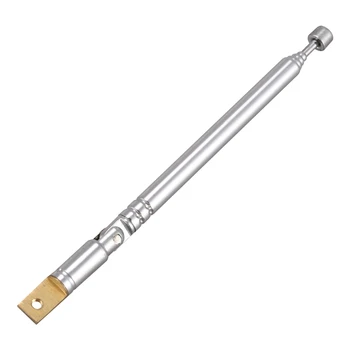 

Hot Replacement 25.4cm 10" 5 Sections Telescopic Antenna Aerial for Radio TV