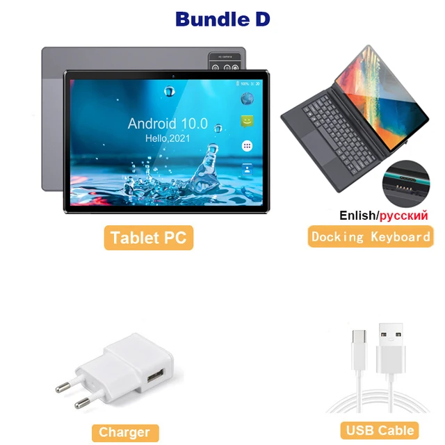 2 In 1 Tablet Pc Laptop Maxpad 10.1 inch 1920X1200 IPS Octa Core Processor Android 10 Type-C 9 Hours Battery Life 5+13MP Cameras newest android tablet Tablets