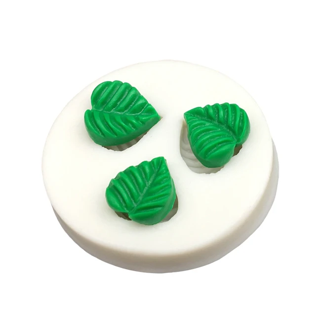 Kis Levél Szilikon Cukorrépa Penész Gyanta Szerszámok Cupcake Sütő Fondant Sütemény Díszítő - Image 4