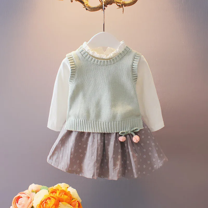 

Girls 0-1-2-3 Set 2018 New Style Spring Clothing-Year-Old Baby Girls Three-piece Set Korean-style Spring And Autumn Clothes for