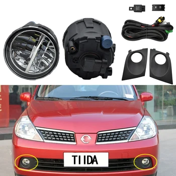 

Fog Lamp Assembly Super Bright Fog Light For N ISSAN TIIDA LATIO 2005 2006 2007 Halogen LED Fog Lights Accessories