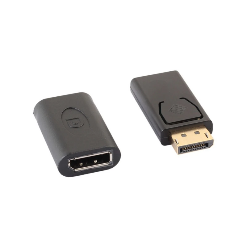 

2Pcs DP to DP/DP to HDMI Display Port Adapter Plugs Gold Plated Converter For PC Notebook Laptop Macbook Projector