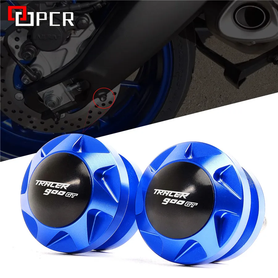 

LOGO Tracer900gt MOTORCYCLE Aluminum Swingarm Spools Swing Arm Stand screws For Yamaha Tracer 900 gt tracer 900gt 2018 2019 2020