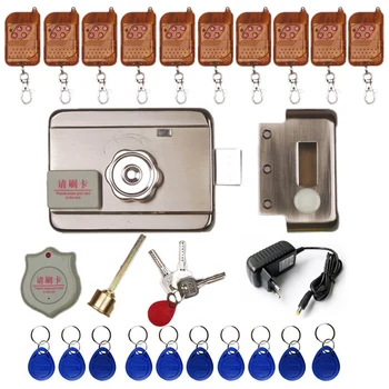 

DC12V Electric rim lock for Metal Door Gate Electric Door Lock Opener 125KHZ RFID Card Lock Keyless Lock Electric Release