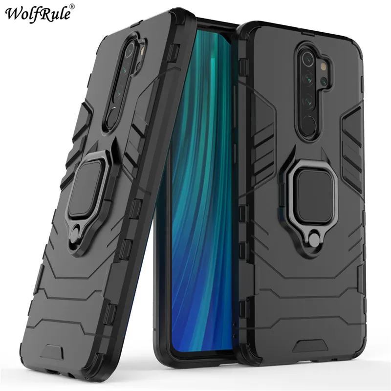 

For Xiaomi Redmi Note 8 Pro Case Phone Bumper Ring Holder Armor Protective Phone Case For Xiaomi Redmi Note 8 Pro Cover 6.53''