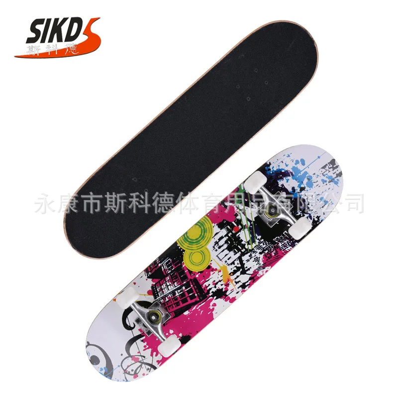 

A Generation of Fat sikd Skateboard Four Wheel Maple Scooter Primary Long Board Highway Board Profession Manufacturers Direct Se