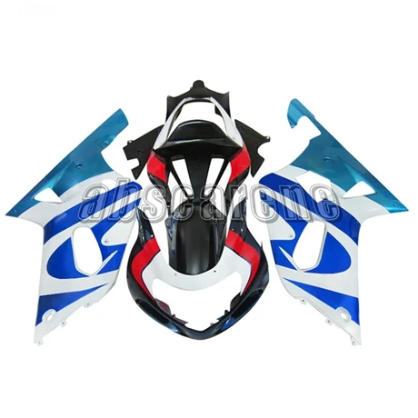 Мотоцикл полный обтекатель комплект для Suzuki GSXR600 G-SXR750 K1 2000 2001 2002 2003 ABS пластик Кузов синий белый черный Cowlings
