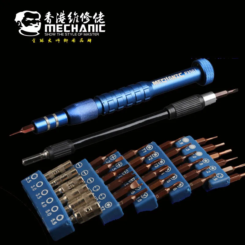 MECHANIC R3501 35в1 универсальная отвертка Бытовая универсальная часы очки Мобильный телефон разборка Многофункциональный R3501
