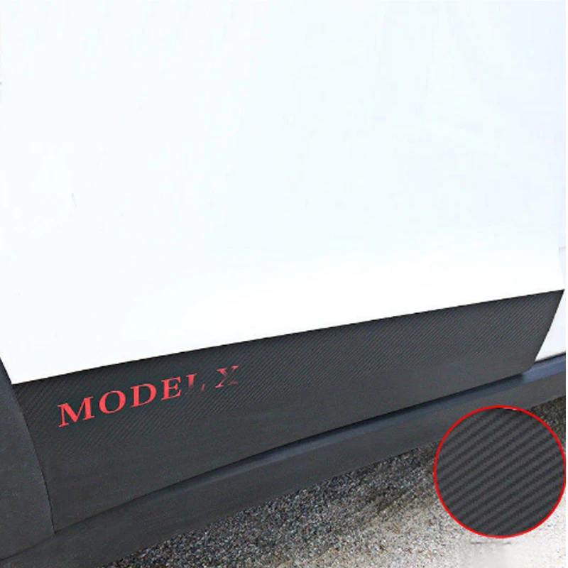 

Modification Carbon fiber body sticker body protection stickers modified for Tesla Model X