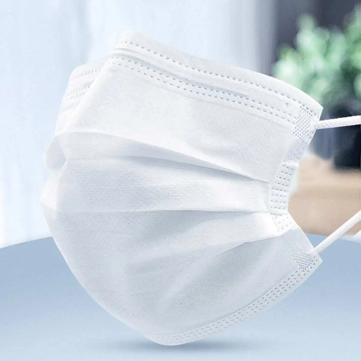 

60PCS Disposable Protective Mask 3 Layers Dustproof Facial Protective Cover Masks Maldehyde Prevent bacteria Masks
