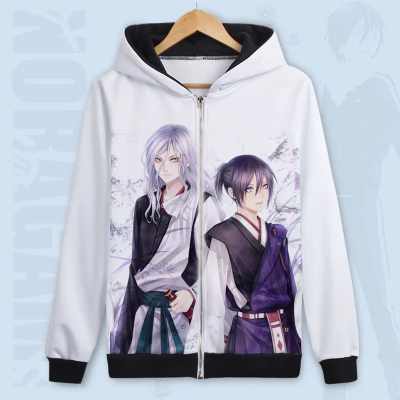 Noragami YATO Iki hijori толстовка с капюшоном, костюм для косплея для мужчин и женщин, модная мультяшная куртка с капюшоном, школьная форма для студентов
